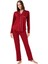Kadın Bordo Pijama Takımı 26035 3