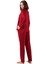 Kadın Bordo Pijama Takımı 26035 5