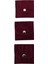 Kadife (Süet) Zarf Kese Bordo 10 Adet 7x7 cm Boy Takı, Altın Kesesi (Çıtçıtlı) 5