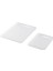 Beyaz 2'li Kesme Tahtası, Plastik, 24x17 ve 17x12 cm, Şık ve kullanışlı set 1