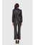 Siyah Deri Blazer Ceket 3