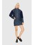 Trok ve Peluş Detayli Jean Ceket 1