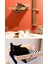 Kedi Yuvası, Kedi Yatağı, ve Kedi Duvar Yatağı, Kedi Hamağı, Ahşap Modern Kedi Yatağı, Bushop Red Odin Serisi 3