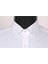 Slimfit Premium Ithal Saten Beyaz Gömlek 2