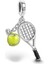 Tenis Raketi ve Topu Sallantılı Charm 1