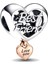 Best Friend Yazılı Kalp Sallantılı Charm 1