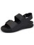 2100-1200-4 Tam Anatomik Unisex Hac ve Umre İçin Dikişsiz Sandalet - NKT02100-SIYAH-38 3