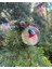 Kardan Adam Mum Şeffaf Küre Yılbaşı Ağaç Süsü, Yeniyıl, Christmas Tree 4