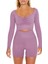 F21 Active Uzun Kollu Crop Tişört 1