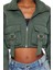 Kapitone Crop Bomber Ceket 4