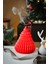 Yeni Yıl Büyük Boy Doğal Soya Wax Mum Çam Ağacı Kırmızı Geyik Tea Light Mum Hediyelik Dekoratif 3