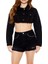 F21 Denim Trucker Crop Ceket 3