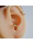 Iki Parça Gold Taşlı Halka Piercing Tragus Helix Forward Helix Kıkırdak (6 mm ve 8 Mm) 4