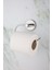 Tekno Trust Krom Uzun Havluluk Açık Tuvalet Peçeteliği 2 Li Banyo Aksesuar Seti 3