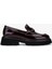 Kadın Deri Bordo Loafer Ayakkabı 33 052Y Bn Ayk Y24 Bordo Krsk Rgn 1