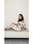 Bej Ayıcık Desenli Pijama Takımı 3