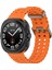 Samsung Galaxy Watch 7 Ultra 47MM ile Uyumlu Delikli Oluklu Silikon Kordon Kayış - FC863 1