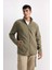 Relax Fit Dik Yaka Polar Fermuarlı Sweatshirt D2349AX24AU 3