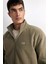 Relax Fit Dik Yaka Polar Fermuarlı Sweatshirt D2349AX24AU 4