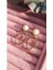 Çelik Inci Beyazı Taşlı Gold Oval Kesim Küpe 1