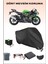Kawasaki Ninja Zx-6r Için Kilit Uyumlu Siyah Motosiklet Branda, Güvenli, Su Geçirmez 1