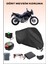 Kawasaki Kle 500 Için Arka Çanta Ve Kilit Uyumlu Siyah Motosiklet Branda, Güvenli 1