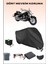 Yamaha Xvs 650 A Için Kilit Uyumlu Siyah Motosiklet Branda, Güvenli, Su Geçirmez 1