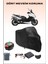Yamaha Tmax 500 Arka Çanta Uyumlu Siyah Motosiklet Branda Su Geçirmez Dayanıklı Kumaş 1