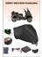 Piaggio Mp3 500 Için Arka Çanta Ve Kilit Uyumlu Siyah Motosiklet Branda, Güvenli 1