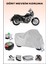 Keeway Super Light 150 Için Arka Çanta Ve Kilit Uyumlu Gri Motosiklet Branda, Güvenli 1