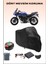 Yamaha Fz6 Fazer Arka Çanta Uyumlu Siyah Motosiklet Branda Su Geçirmez Dayanıklı Kumaş 1