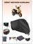 Keeway Focus 150 Için Arka Çanta Ve Kilit Uyumlu Siyah Motosiklet Branda, Güvenli 1