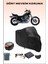 Yamaha Virago Xv 750 Arka Çanta Uyumlu Siyah Motosiklet Branda Su Geçirmez Dayanıklı Kumaş 1