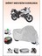 Kawasaki Ninja 250R Için Arka Çanta Ve Kilit Uyumlu Gri Motosiklet Branda, Güvenli 1