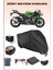Kawasaki Ninja Zx-6R Için Arka Çanta Ve Kilit Uyumlu Siyah Motosiklet Branda, Güvenli 1