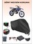 Yamaha Wr 450 F Için Arka Çanta Ve Kilit Uyumlu Siyah Motosiklet Branda, Güvenli 1