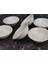 Porselen Kase Beyaz Kendinden Desenli 6lı Set 2