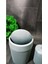 Tekno Trust Banyo Çöp Kovası Wc Tuvalet Fırçası 2'li Akrilik Set Gri 3