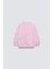 Pembe Çocuk Basic Bisiklet Yaka Içi Polar Oversize Sweatshirt 2