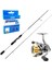 Yekoutdoor Üst Düzey Okuma Spin Olta Seti Okuma Helios Sx Spin 2,70CM 15-45 gr 2 Parça Spin Kamışı&okuma Avenger AV-3000 Olta Makinesi 1