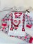 Kız Erkek Çocuk Yılbaşı Noel Yeni Yıl Santa Ekoseli Noel Baba Desen Pijama Takımı 1