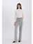 Slim Fit Dar Kesim Yarım Balıkçı Yaka Fitilli Kaşkorse Uzun Kollu Tişört D9499AX24WN 2