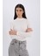 Slim Fit Dar Kesim Yarım Balıkçı Yaka Fitilli Kaşkorse Uzun Kollu Tişört D9499AX24WN 4