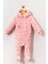 Kız Bebek Kışlık Peluş Fermuarlı Figürlü Bebek Tulumu (9-12 Ay) 1