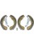 4116-ARKA Fren Balatası Pabuc Tk 1.3 Hdı/1.4 Hdı Cıtroen Nemo 08 4241.N8 1