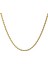 3 mm Gold Çelik Burgu Kolye 1