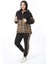Kadın Büyük Beden Leo Leopar Garnili Sweatshirt Pantolon Ikili Takım 65N38375 3