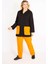 Kadın Mavi Cep Kombinli Kapşonlu Önü Fermuarlı Sweatshirt Pantolon Takım 65N34904 5