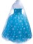 Bahar Tasarım ve Moda Mavi Elsa Frozen Uzun Pelerinli Askılı Kostüm 3