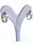 Özel Seri Gold Detaylı Silver Zirkon Luxury Küpe 2